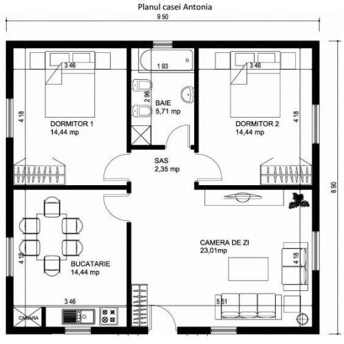 2D Floor Plan