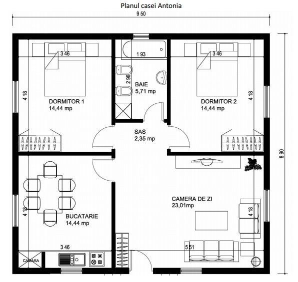 2D Floor Plan