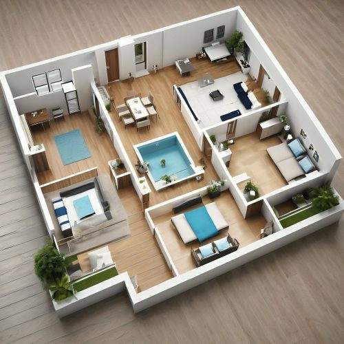 3D floor plan